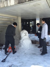 中学生も雪が好きです！